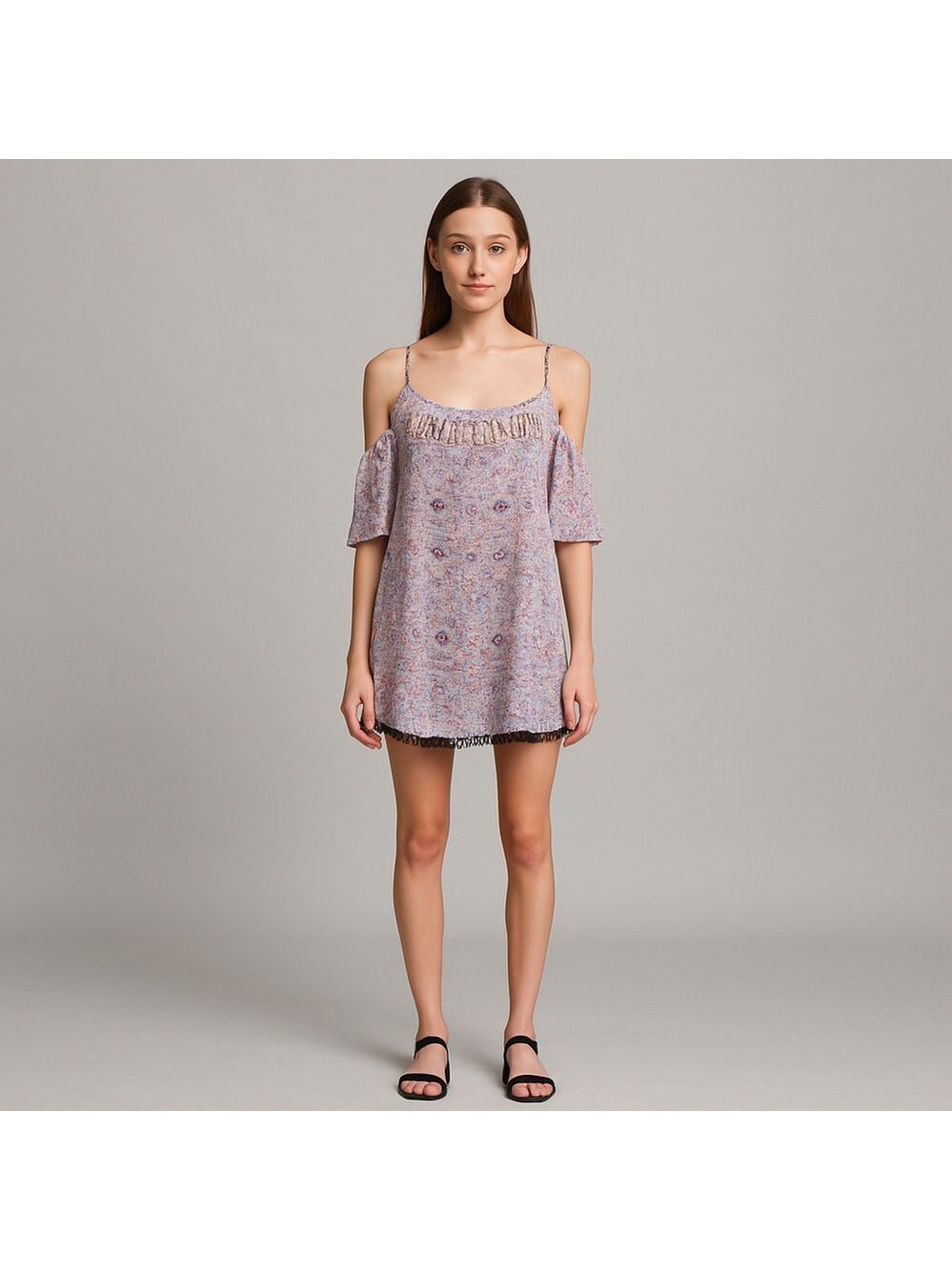 Bleu Rod Beattie Cold Shoulder Cover Up Small
